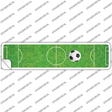 Soccer Field Novelty Narrow Sticker Decal