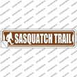 Sasquatch Trail Novelty Narrow Sticker Decal