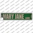 Mary Jane Lane Novelty Narrow Sticker Decal