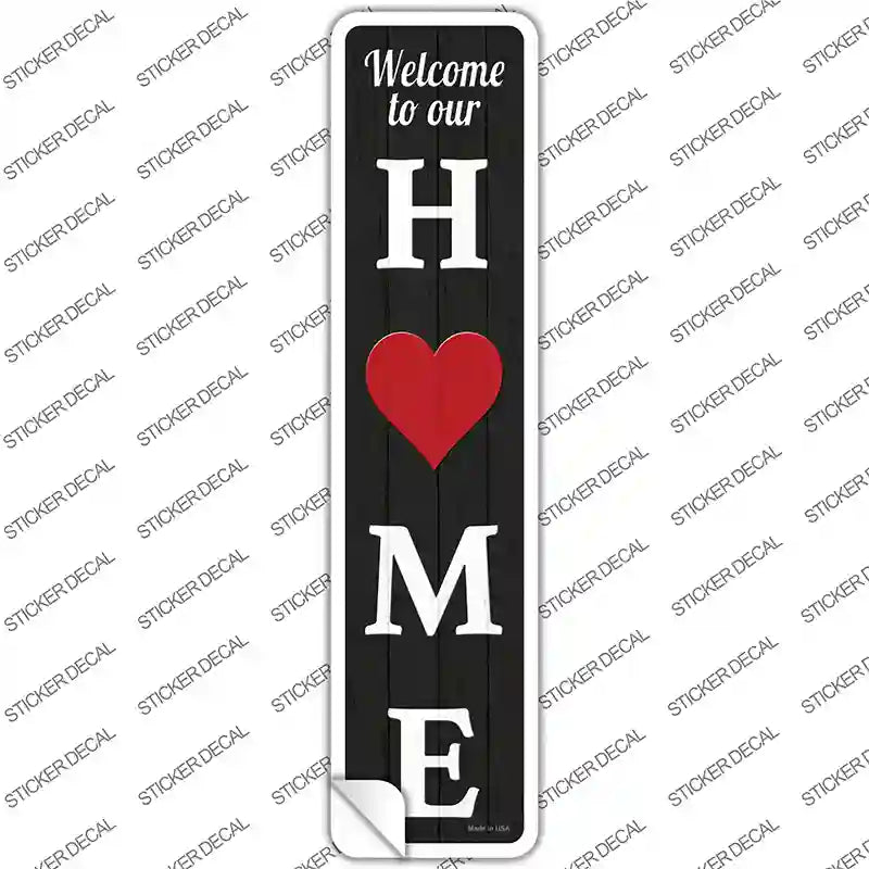 Home Heart Novelty Narrow Sticker Decal