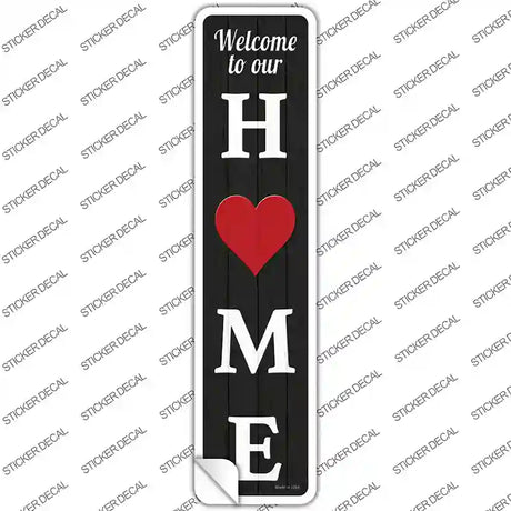 Home Heart Novelty Narrow Sticker Decal