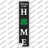 Home Shamrock Novelty Narrow Sticker Decal