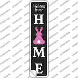 Home Bunny Novelty Narrow Sticker Decal