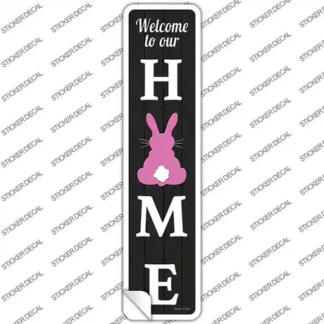 Home Bunny Novelty Narrow Sticker Decal