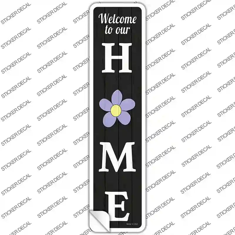 Home Flower Novelty Narrow Sticker Decal