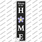 Home Flower Novelty Narrow Sticker Decal