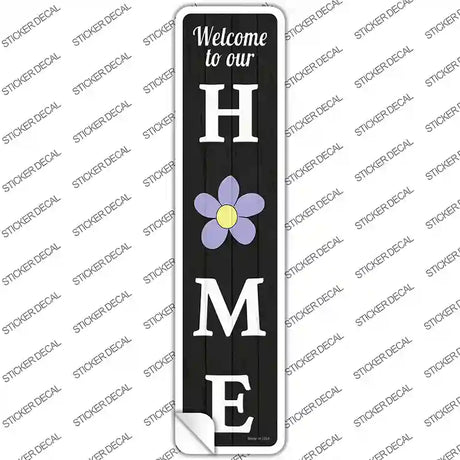Home Flower Novelty Narrow Sticker Decal