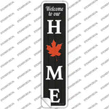 Home Leaf Novelty Narrow Sticker Decal