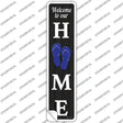 Home Flip Flops Novelty Narrow Sticker Decal