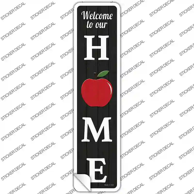 Home Apple Novelty Narrow Sticker Decal