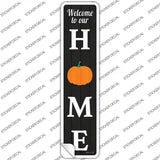 Home Pumpkin Novelty Narrow Sticker Decal