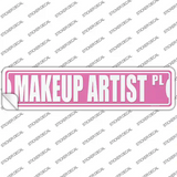 Makeup Artist Pl Novelty Narrow Sticker Decal