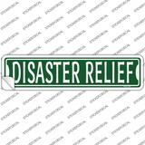 Disaster Relief Novelty Narrow Sticker Decal