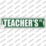 Teachers Pl Novelty Narrow Sticker Decal