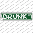 Drunk Dr Novelty Narrow Sticker Decal