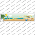 Its 5 Oclock Somewhere Beach Novelty Narrow Sticker Decal
