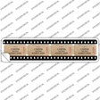 Cinema Ticket Admit One Novelty Narrow Sticker Decal