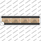 Cinema Ticket Admit One Novelty Narrow Sticker Decal