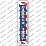 Barber Shop Vertical Novelty Narrow Sticker Decal