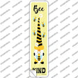 Bee Kind Gnome Vertical Novelty Narrow Sticker Decal