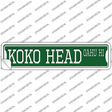 Koko Head Oahu HI Novelty Narrow Sticker Decal