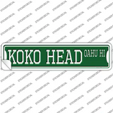 Koko Head Oahu HI Novelty Narrow Sticker Decal