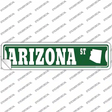 Arizona St Silhouette Novelty Narrow Sticker Decal