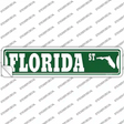Florida St Silhouette Novelty Narrow Sticker Decal