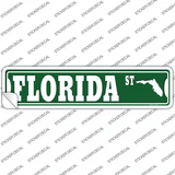 Florida St Silhouette Novelty Narrow Sticker Decal