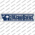 Palmetto State SC Flag Novelty Narrow Sticker Decal K-2034