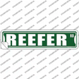 Reefer Road Novelty Narrow Sticker Decal