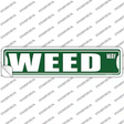 Weed Way Novelty Narrow Sticker Decal