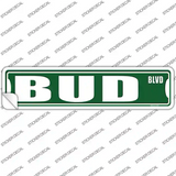 Bud Blvd Novelty Narrow Sticker Decal