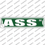 Ass Avenue Novelty Narrow Sticker Decal