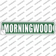 Moringwood Novelty Narrow Sticker Decal