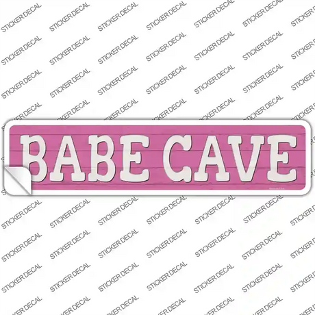 Babe Cave Novelty Narrow Sticker Decal