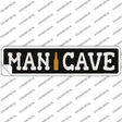 Man Cave Beer Novelty Narrow Sticker Decal