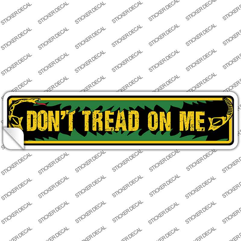 Dont Tread on Me Novelty Narrow Sticker Decal K-2089s