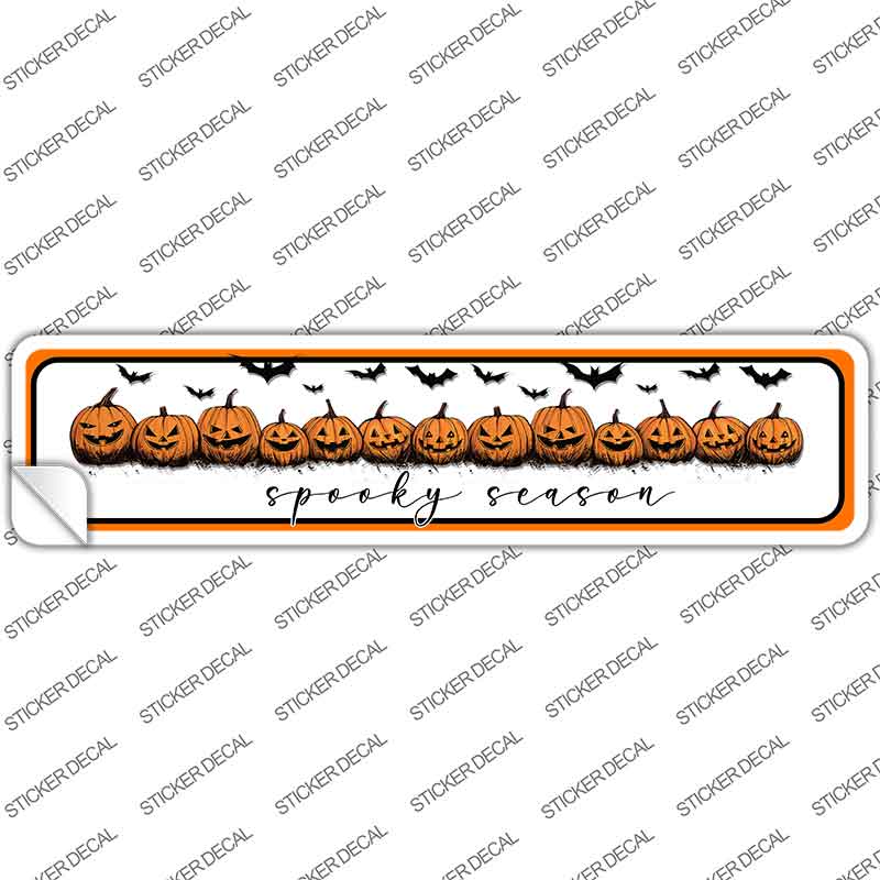 Spooky Season Novelty Narrow Sticker Decal K-2091s