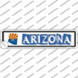 Arizona Outline Novelty Narrow Sticker Decal