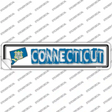 Connecticut Outline Novelty Narrow Sticker Decal