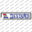 Missouri Outline Novelty Narrow Sticker Decal
