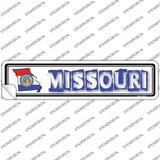 Missouri Outline Novelty Narrow Sticker Decal