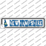 New Hampshire Outline Novelty Narrow Sticker Decal