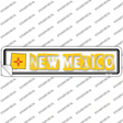New Mexico Outline Novelty Narrow Sticker Decal