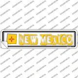New Mexico Outline Novelty Narrow Sticker Decal