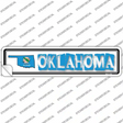 Oklahoma Outline Novelty Narrow Sticker Decal