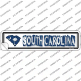 South Carolina Outline Novelty Narrow Sticker Decal