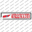 Tennessee Outline Novelty Narrow Sticker Decal
