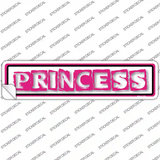 Princess Novelty Narrow Sticker Decal